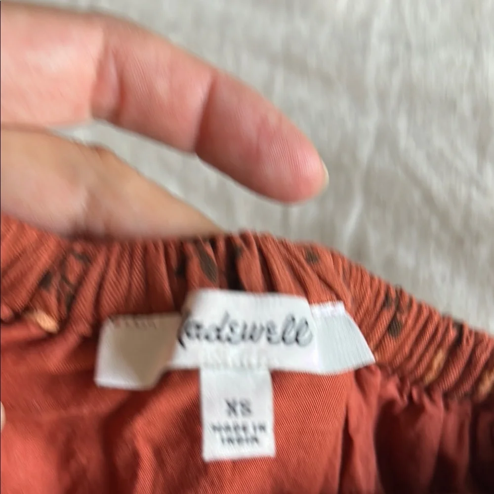 Madewell Ruffle Strap Tiered Midi Dress in Wild Calendula Block Print - Picture 8 of 9